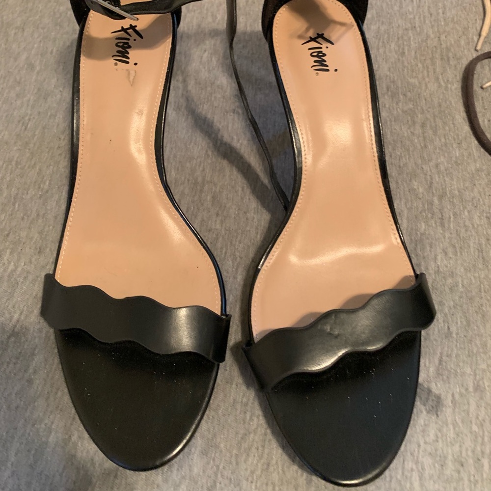 Open toe heels